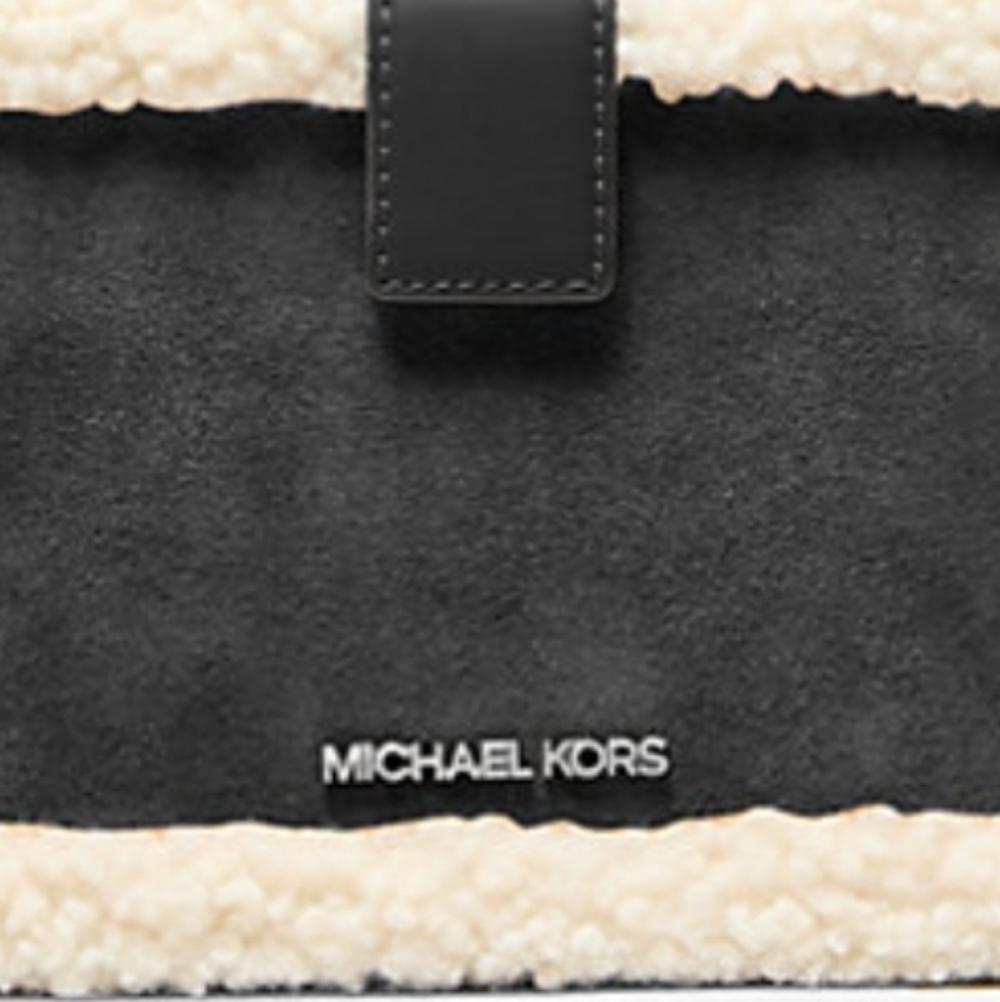 Michael Kors Cooper Suede and Sherpa Crossbody Bag/ BNWT/Sealed/ UNISEX - Picture 4 of 4